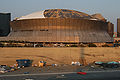 Roof damage to Superdome after the Hurricane