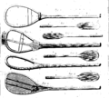 Paume rackets, triquets and battoirs