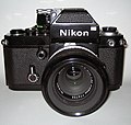 Nikon F2 professional SLR camera.