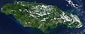 Satellite image of Jamaica in November 2001