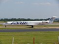 Bombardier CRJ-900 S5-AAK at Manchester Airport