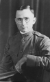 Harry S. Truman in his World War I Army uniform as 1st Lieutenant, ca. 1917