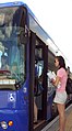 passengers boarding a Northern Express service operated by Ritchies Coachlines