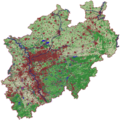 Flächennutzung in NRW / Land usage in NRW