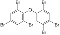 English: Skeletal formula of 2,2′,4,4′,5,6′-hexabromodiphenyl ether (congener BDE-154) Deutsch: Strukturformel von 2,2′,4,4′,5,6′-Hexabromdiphenylether (Kongener BDE-154)