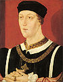   This image is a JPEG version of the original PNG image at File: King Henry VI.png. Generally, this JPEG version should be used when displaying the file from Commons, in order to reduce the file size of thumbnail images. However, any edits to the image should be based on the original PNG version in order to prevent generation loss, and both versions should be updated. Do not make edits based on this version. Admins: Although this file is a scaled-down duplicate, it should not be deleted! See here for more information. King Henry VI, by unknown artist, circa 1540. National Portrait Gallery: NPG 2457