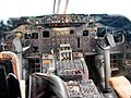 Cockpit of a 747-230