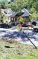 Avenues neighborhood damage from the Salt Lake City, Utah tornado of August 11, 1999