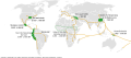 Centres of origin and spread of agriculture