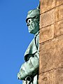 (2) Hohensyburg monument, detail of the statue of Moltke. Sculptor:Adolf von Donndorf