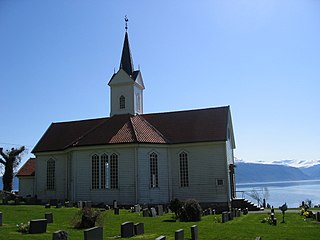 Tjugum Church, octagonal, wood (1863)