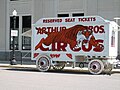 American circus wagon