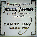Candy Day was advertised in Buffalo, New York in 1922.