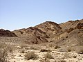 Rocky exposures, Nahal Paran, Negev, Israel.