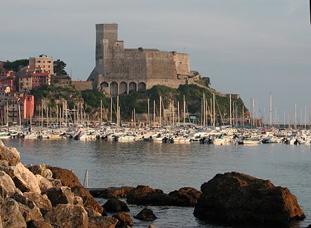 Il porto e il castello di Lerici