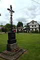 Čeština: Kříž na návsi v obci Boreč, Středočeský kraj English: A cross on the common in the town of Boreč, Central Bohemian Region, CZ