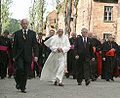 Pope visit the Auschwitz concentration camp