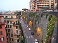 Italiano: Scorcio con le Mura di Santa Chiara, a Genova.