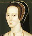   This image is a JPEG version of the original PNG image at File: Anne Boleyn.png. Generally, this JPEG version should be used when displaying the file from Commons, in order to reduce the file size of thumbnail images. However, any edits to the image should be based on the original PNG version in order to prevent generation loss, and both versions should be updated. Do not make edits based on this version. Admins: Although this file is a scaled-down duplicate, it should not be deleted! See here for more information. Anne Boleyn, 1507-36. Unknown artist, late 16th century. National Portrait Gallery: NPG 668