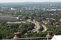 Motorway A 516 at Oberhausen, Germany - a view from the Gasometer Oberhausen