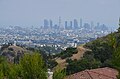 Downtown L.A. and the Hollywood Bowl, as seen from Hollywood Hills