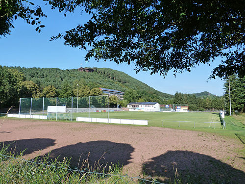 Sport fields below Neding