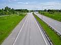 Motorway E22 in Norrköping in Sweden