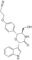 English: Structure of oxazinin-1 (CAS 331836-02-3; PubChem) Deutsch: Struktur von Oxazinin-1