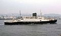 TS Leda passing Haugesund, Norway, October 1973