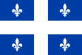 Flag of Quebec since 1970 Drapeau du Québec depuis 1970