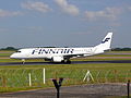 Embraer E190 OH-LKE at Manchester Airport