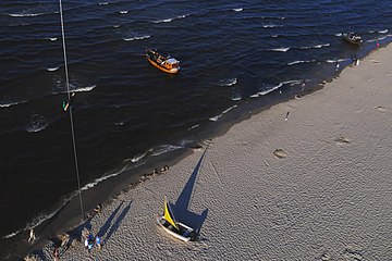 See, Strand, Fischerboot Ahlbeck