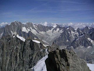 Vue depuis l'aiguille du Midi