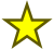 Gold star