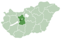 Location of Fejér county