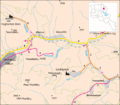 English: Regional map. Français : Carte de la région.