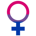 Bisexual female symbol.