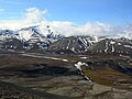 DeGeerdalen just south of Isfjorden shoreline, Svalbard, Norway.