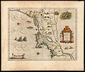 New Netherland & New England) Blaeu Map c1634