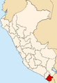 Location of Tacna in Peru