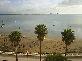 English: Playa of the Cap, in Puerto Real. Español: Playa de la Cachucha, en Puerto Real.