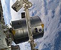 Raffaello module docked to the ISS