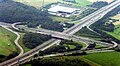 A motorway intersection at Breitscheid Ratingen