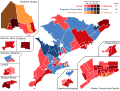 Ontario general election 2003 - Winning party vote by riding