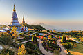 Phra Maha That Nabhabolbhumisiri pagoda, Doi Inthanon National Park, Chom Thong, Chiang Mai, Thailand