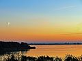 Lauwersmeer bij avond