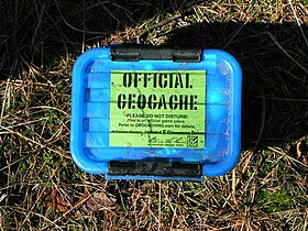 Geocache marked as official (geocaching.com) to prevent misunderstandings by non-geocachers.