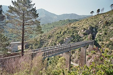 Blick auf den Vecchio-Viadukt