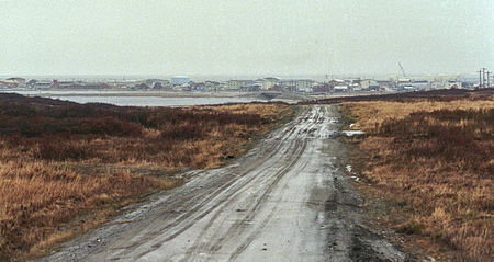 Kotzebue, panorama from tundra