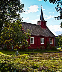 English: Dalen church, Folldal